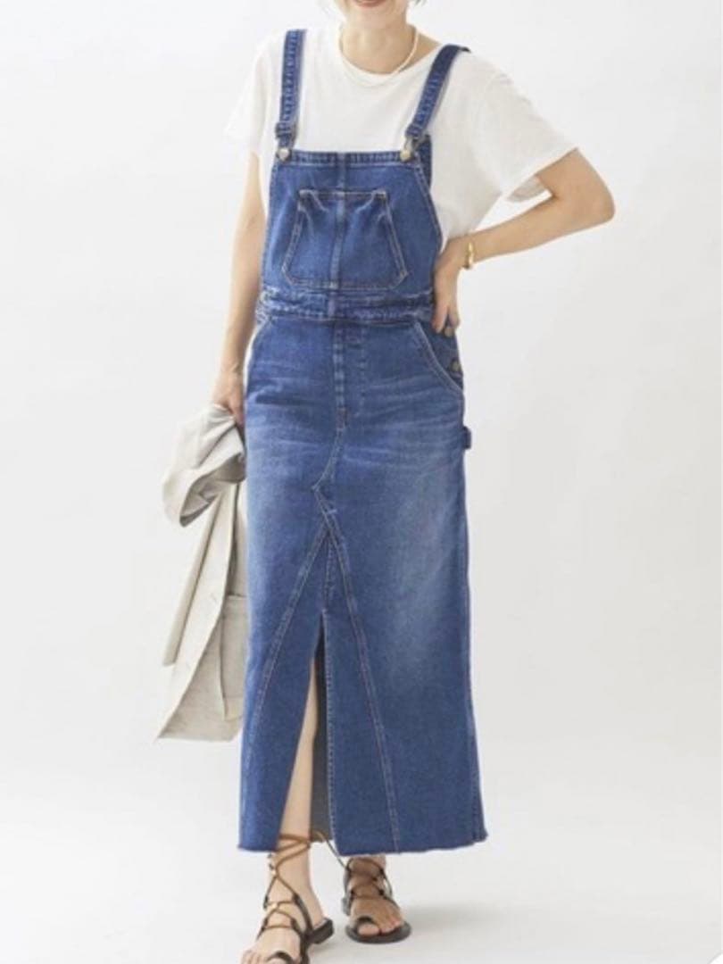 plage 別注ヘルシーデニムHealthy denimデニムサロペットスカート