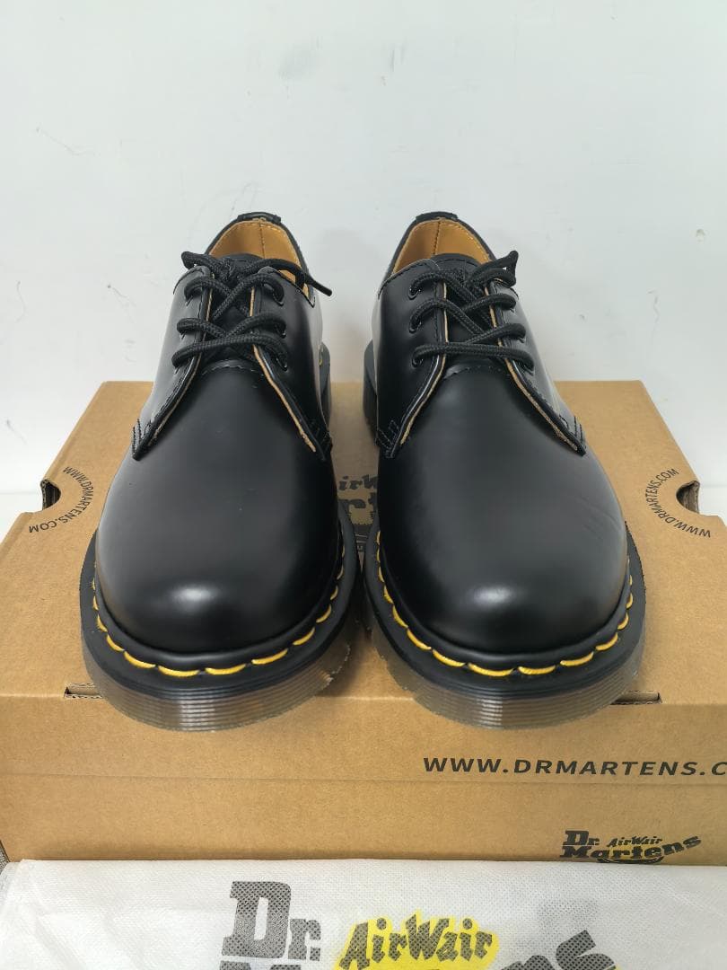 美品Dr.Martens 1461黒3ホール シューズ 精巧 おしゃれ 履き心地