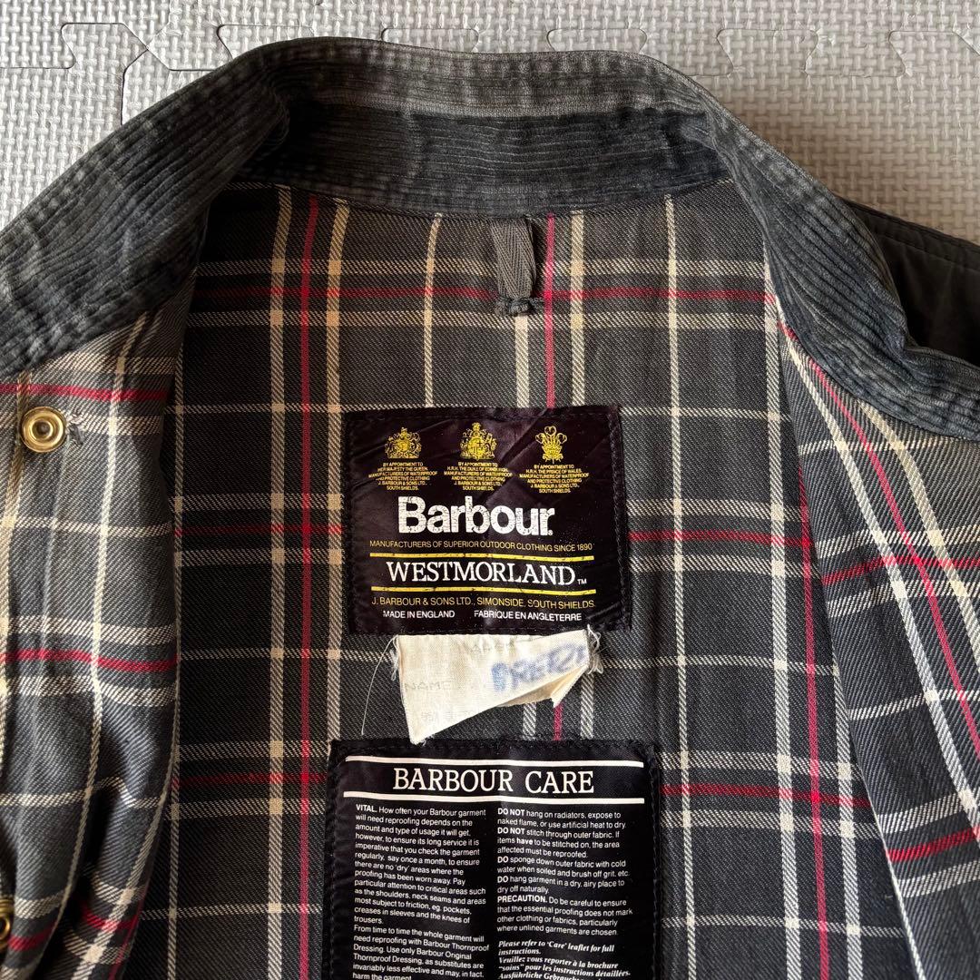 Barbour バブアー オイルドベスト L ウエストモーランド