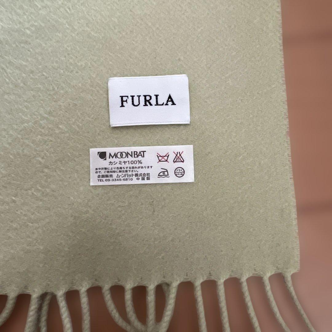 新品　FURLA カシミヤ100% マフラー 30X180cm