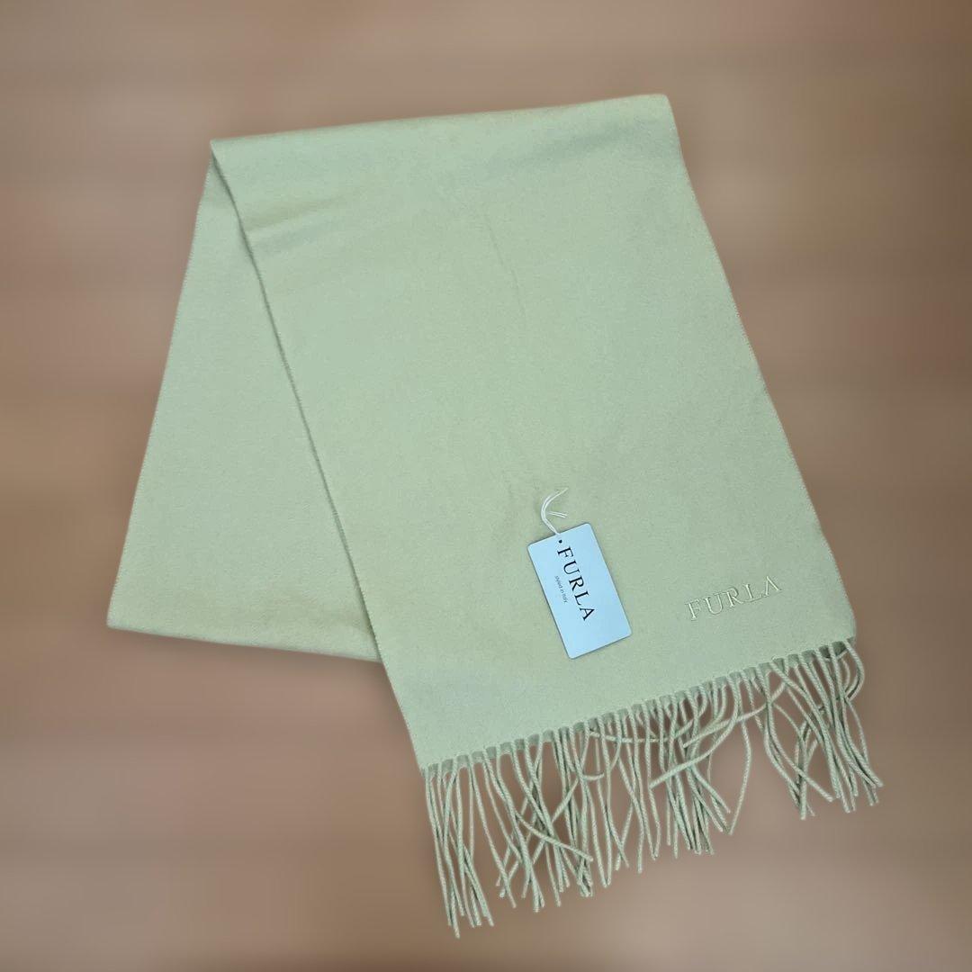 新品　FURLA カシミヤ100% マフラー 30X180cm
