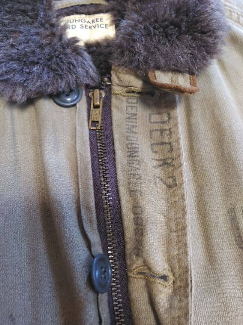 【美品】デニム＆ダンガリー　DENIM DUNGAREE N1ジャケット 160