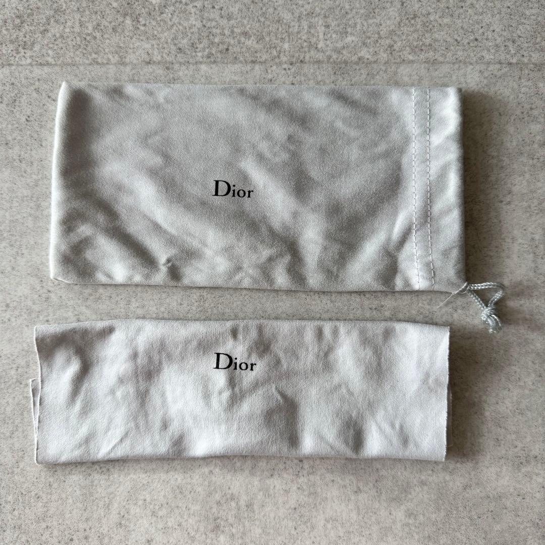 Christian Dior　サングラス　リムレス　シルバー　ピンク　KJ1IK
