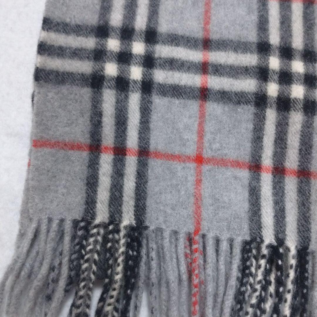 美品 BURBERRY バーバリーズ カシミア 100% グレー