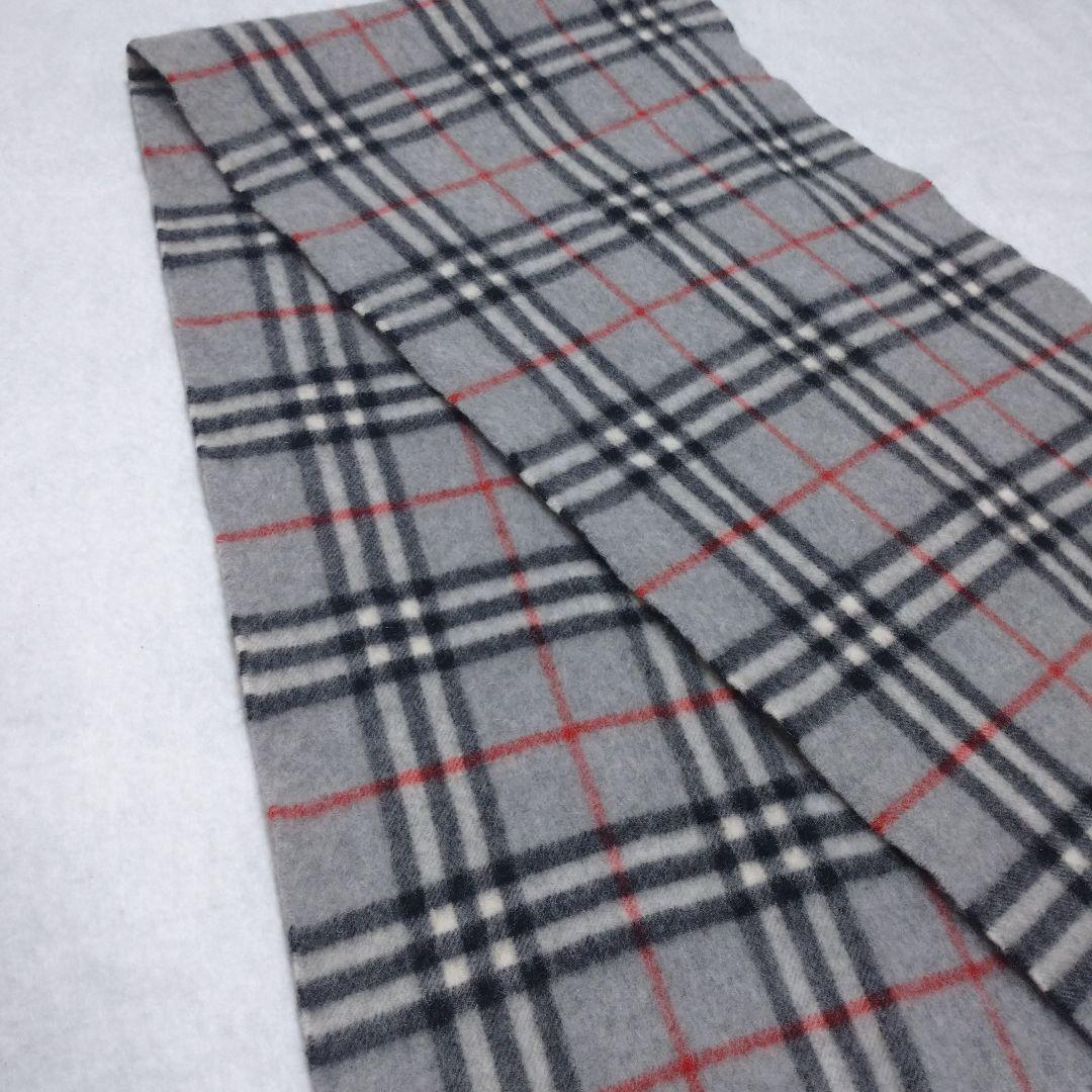 美品 BURBERRY バーバリーズ カシミア 100% グレー