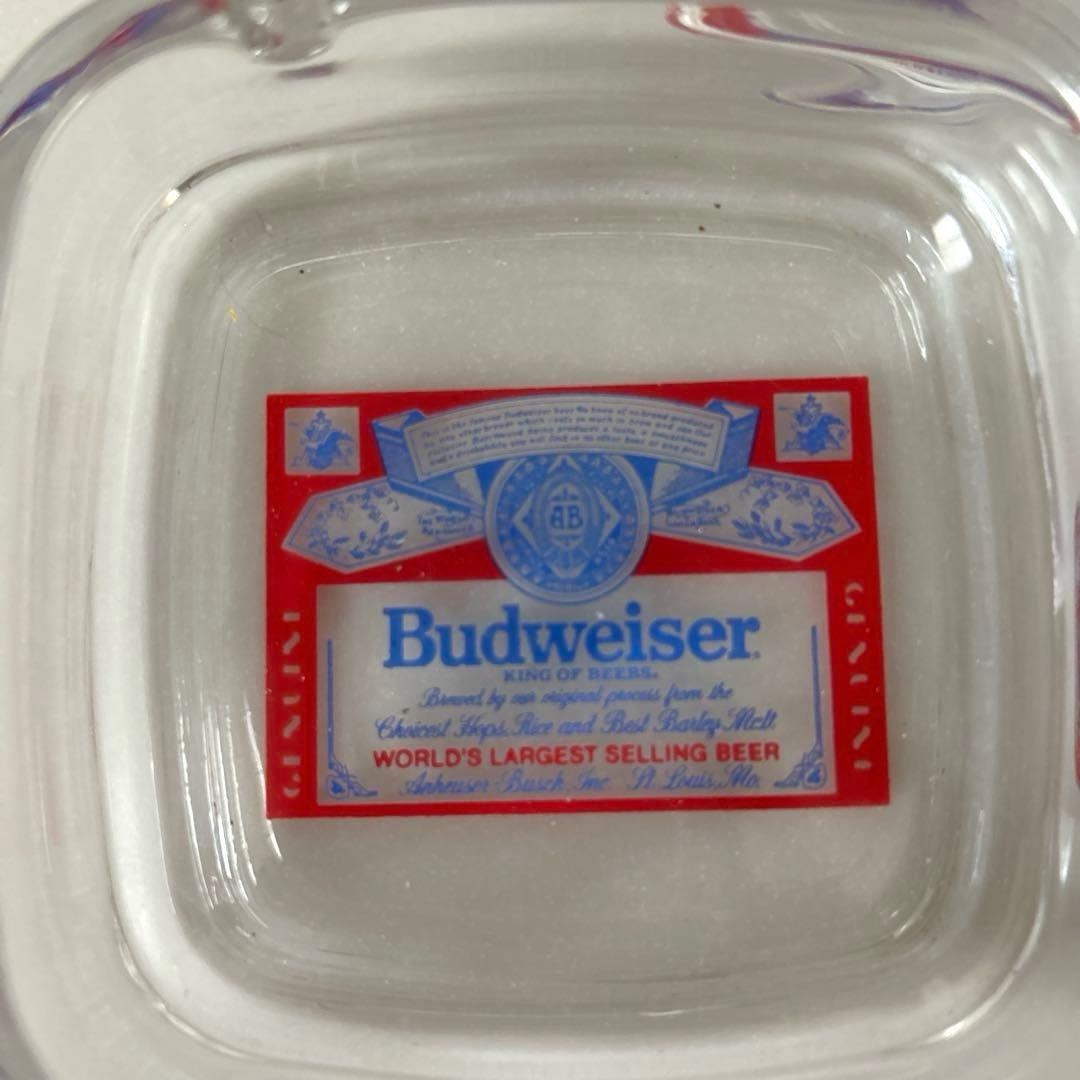 昭和レトロ Budweiser ビンテージ灰皿アッシュトレイ非売品 3個セット