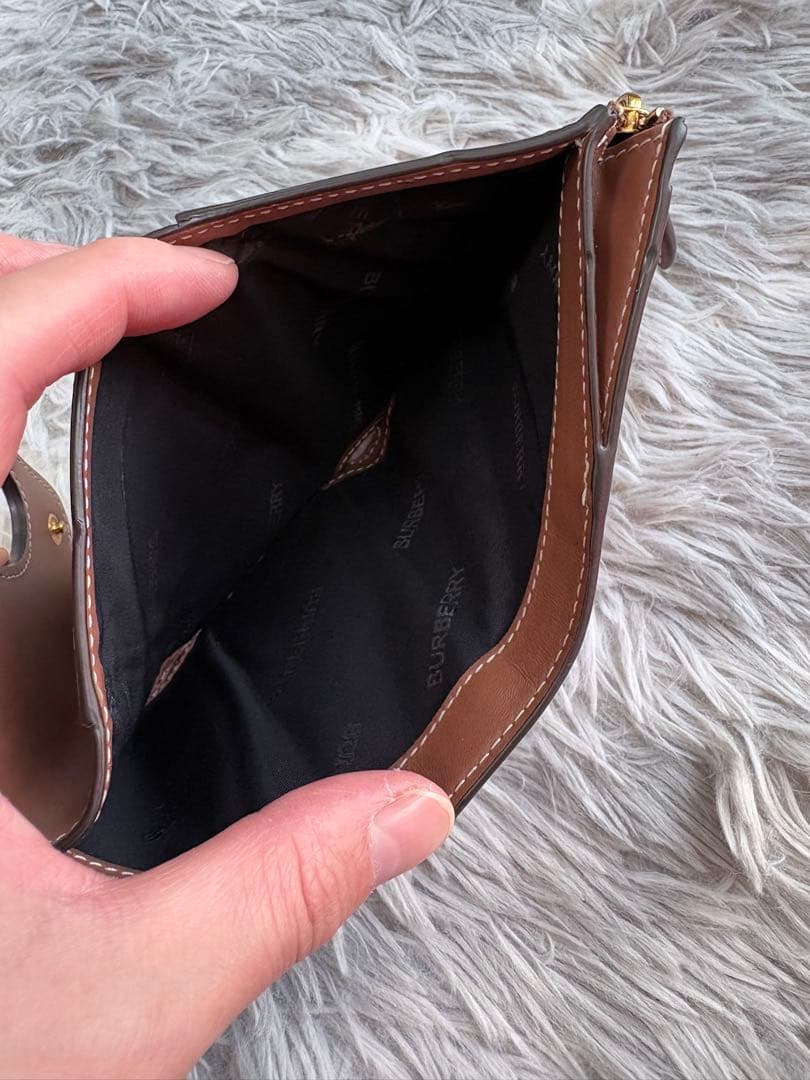 BURBERRY 三つ折り コンパクトウォレット 財布
