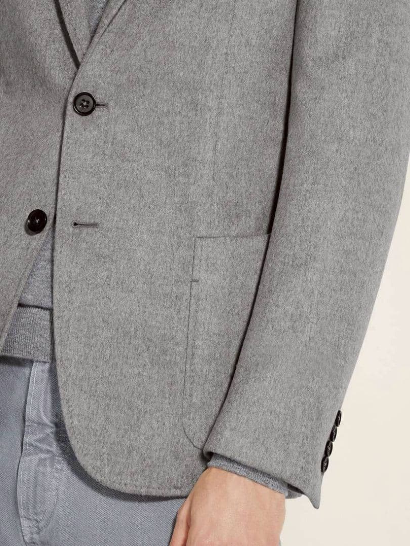 【定価80万超え】ZEGNA カシミア100% グレー ジャケット ゼニア 50