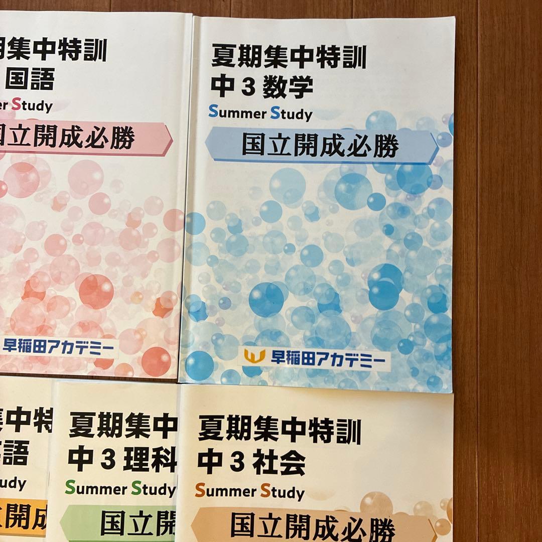 夏期集中特訓中3 国立開成必勝