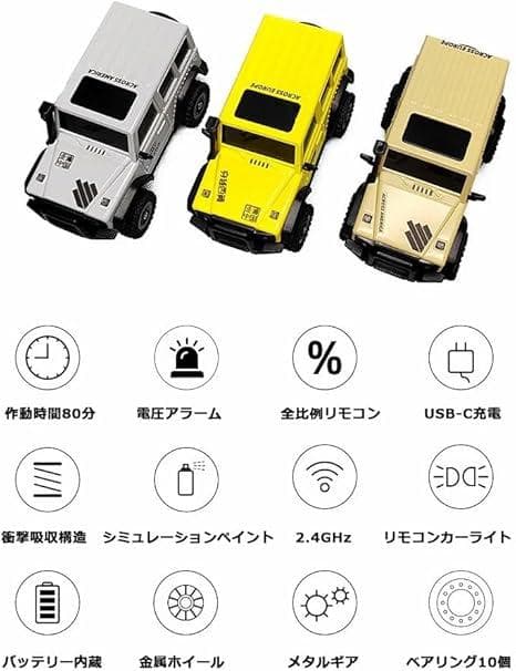 【コバ】 LDARC X43 RTR ミニクローラー デザートイエロー