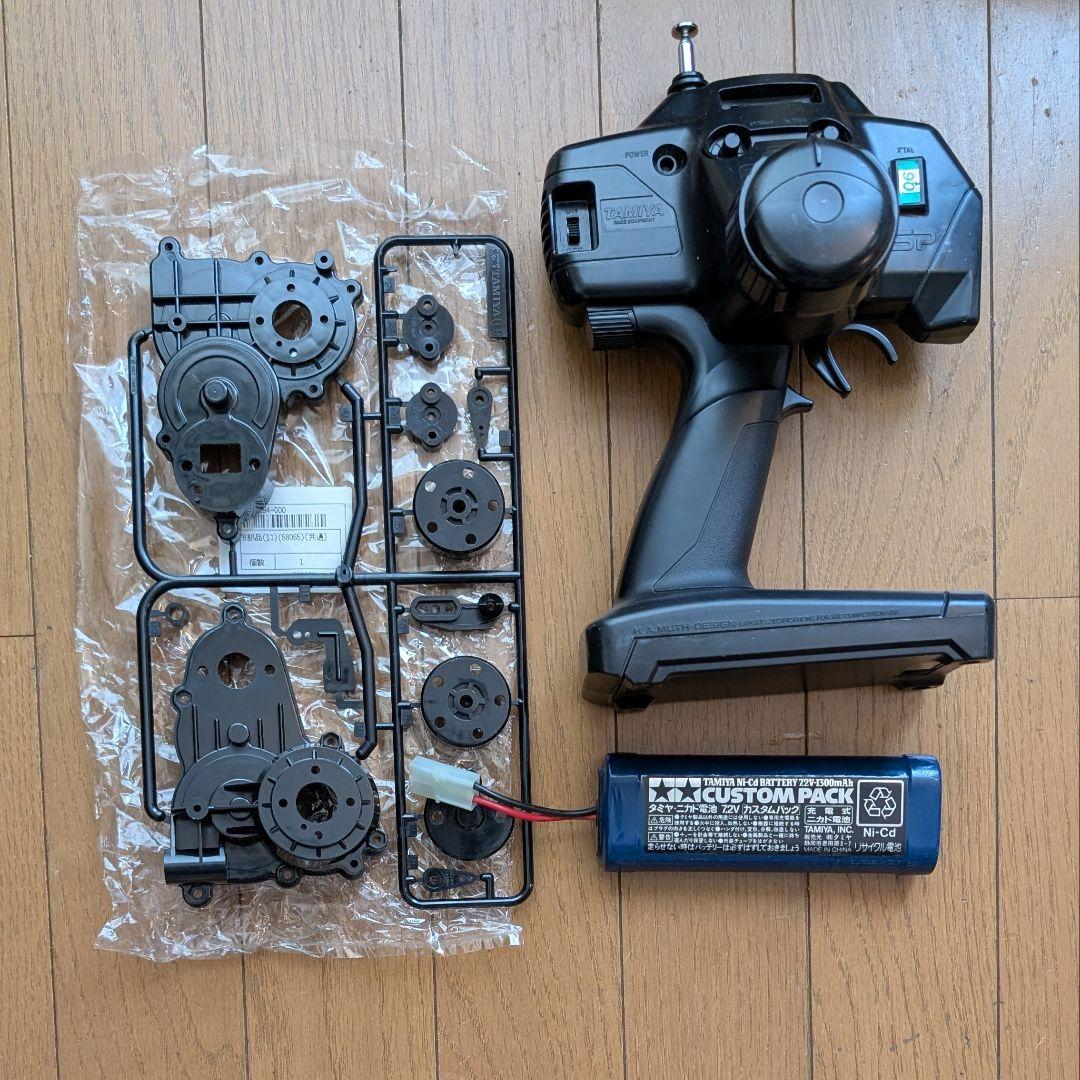 1/10RC 4×4×4 モンスタートラック ブルヘッド プロポ＆バッテリー付き