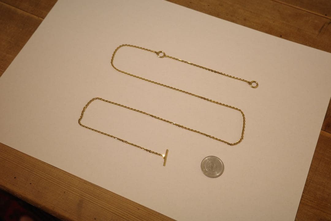 アクセサリー All Blues String Necklace Gold 60cm