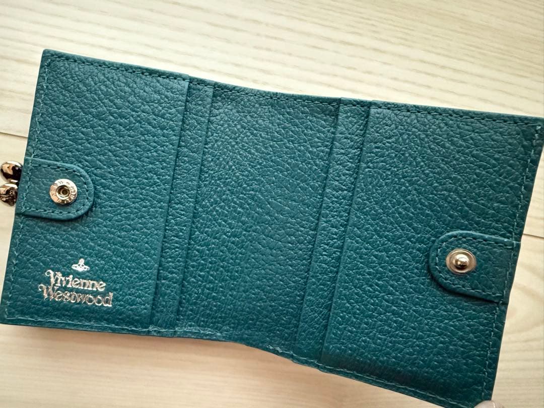 Vivienne Westwood がま口財布 ペトロール 福岡パルコ限定色