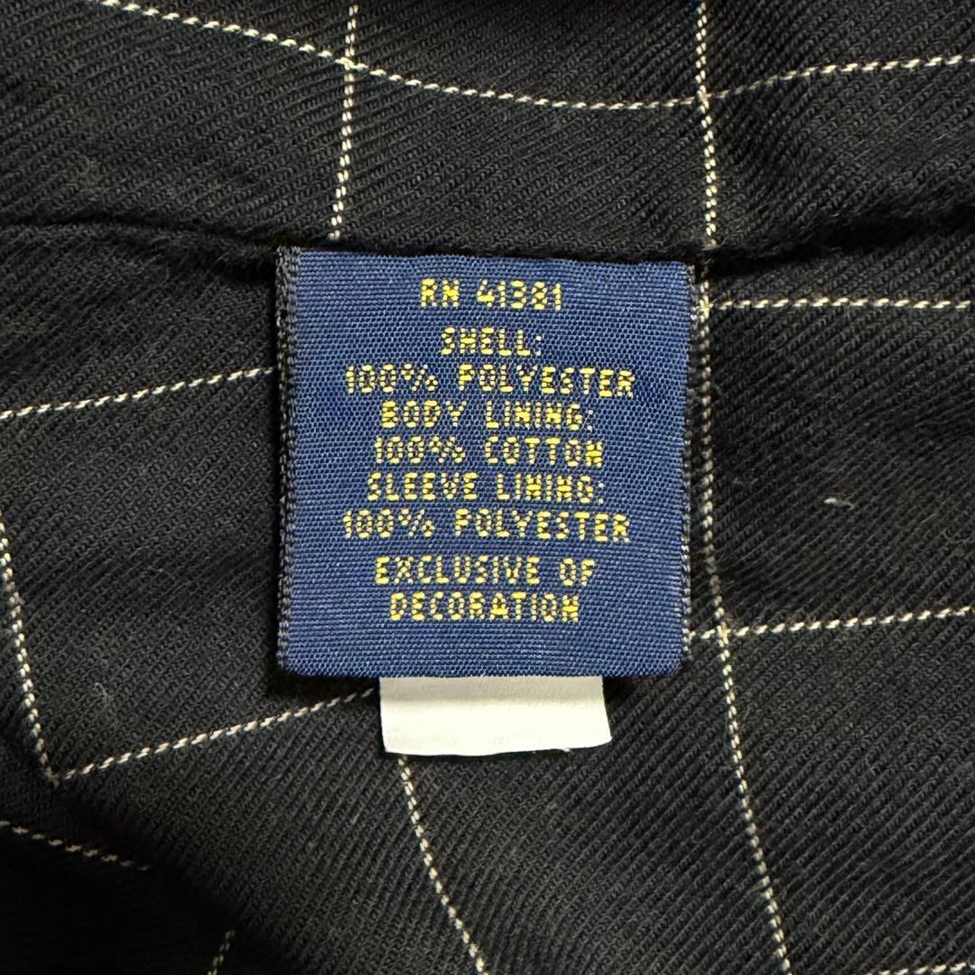 【極美品】POLO RALPH LAUREN スウィングトップ ブラックチェック