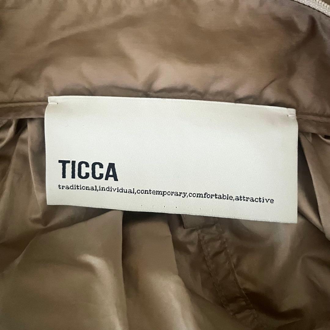 TICCA ベージュ ナイロン　ジャケット　コート　ブルゾン　アウター