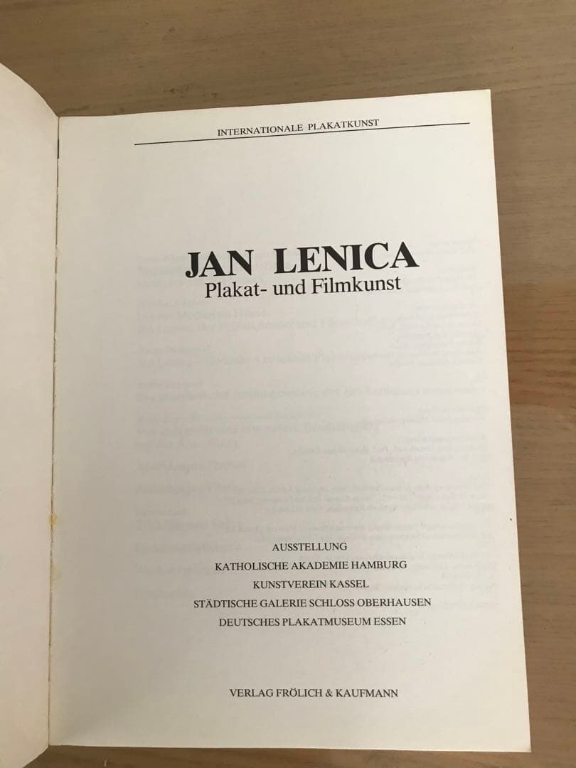 アート・デザイン・音楽 JAN LENICA: Plakat & Film