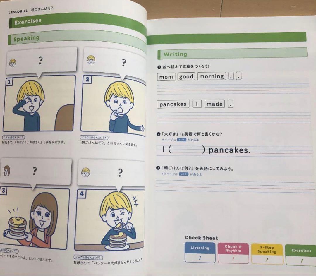 ほぼ未使用！未開封！Happy English 英語教材セット
