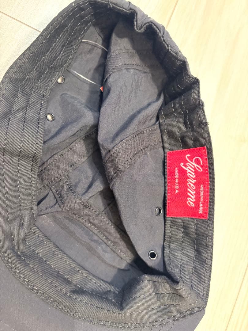 Supreme ブラック キャンプキャップ 新品未使用