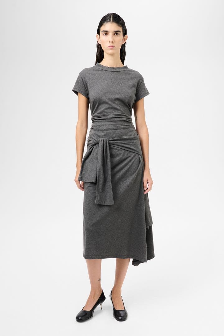 アワーレガシー SASH SKIRT アシンメトリースカート grey グレー