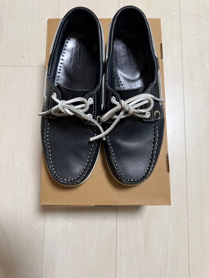 【値下げ】パラブーツ・デッキシューズ　BARTH / NAVY