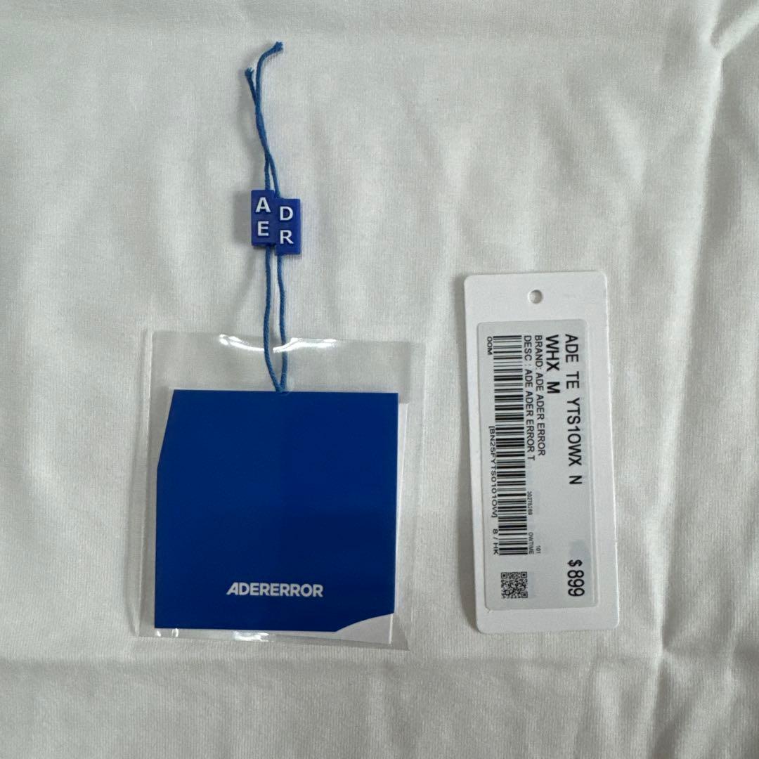 【極美品】ADER ERROR アーダーエラー Tシャツ Mサイズ オフホワイト