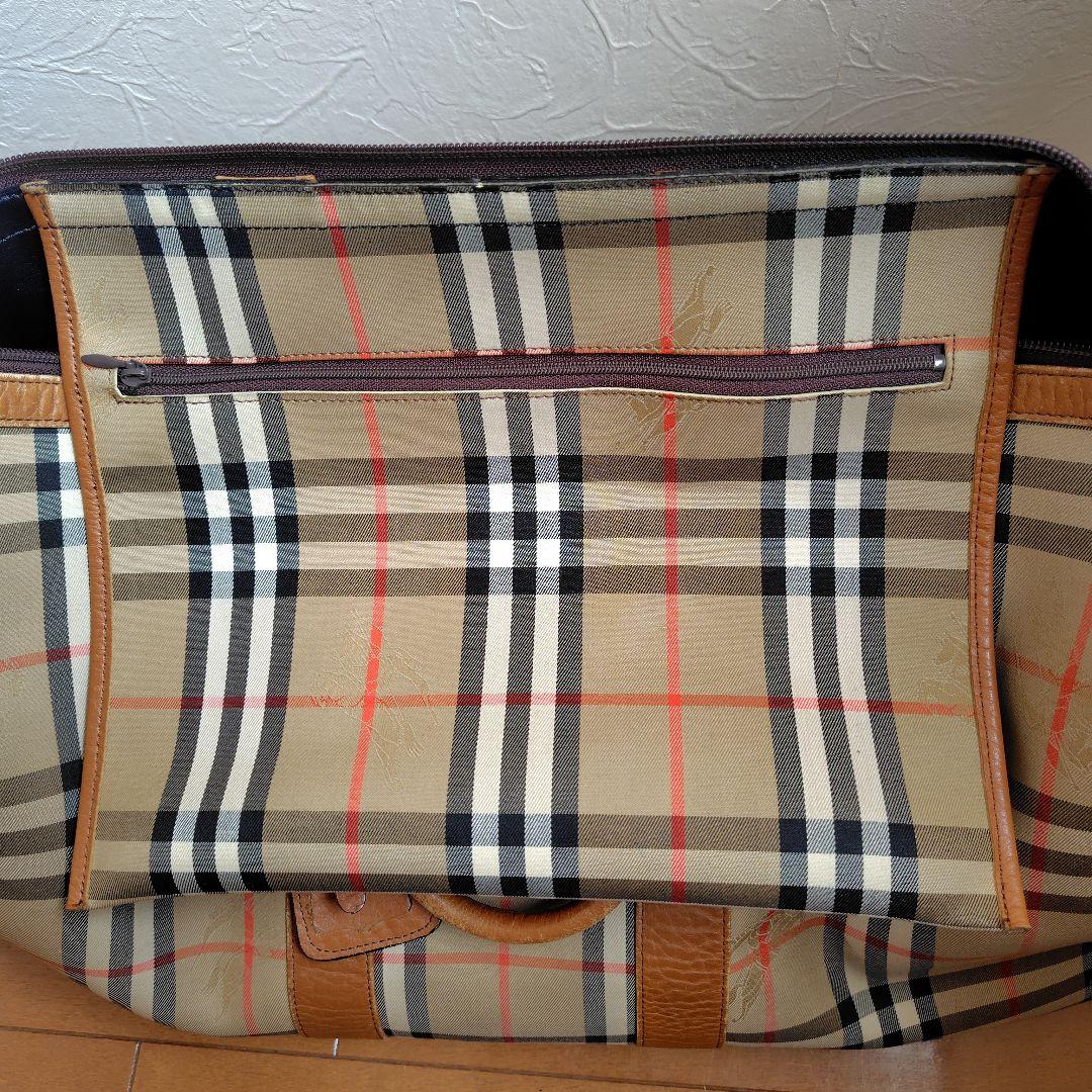 【BURBERRY】ボストンバッグ＆シューズ入れ ゴルフ用