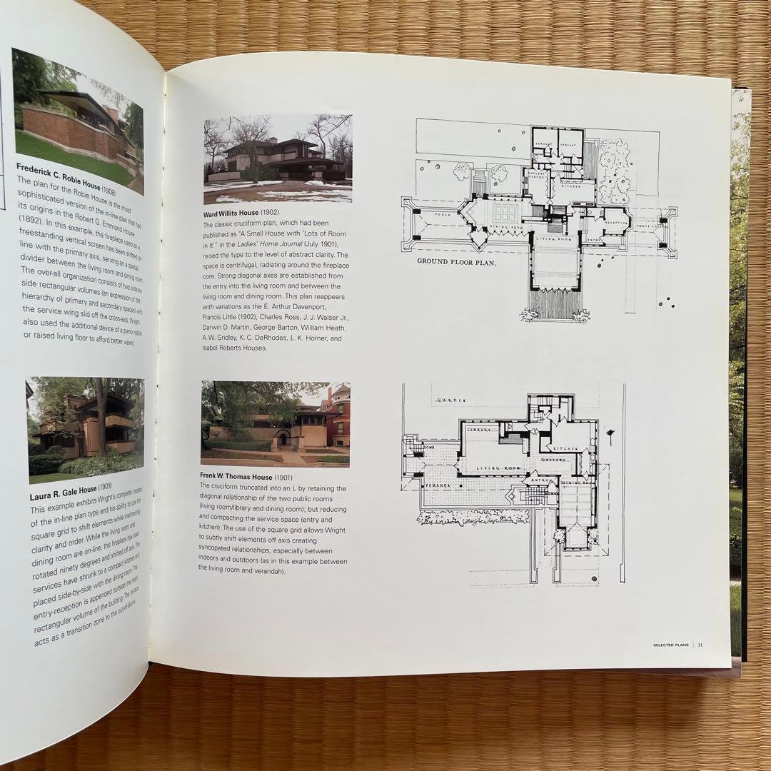 洋書 Frank Lloyd Wright Prairie Houses