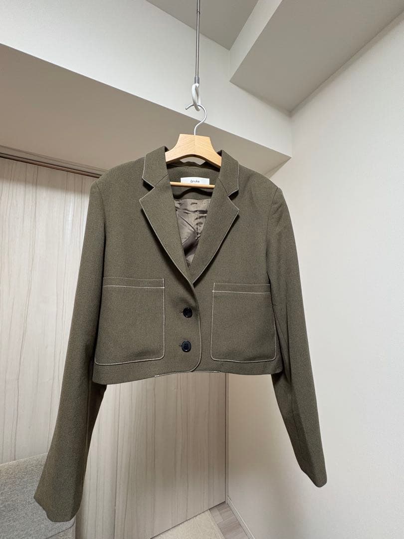 【anuke】Heather Short Jacket