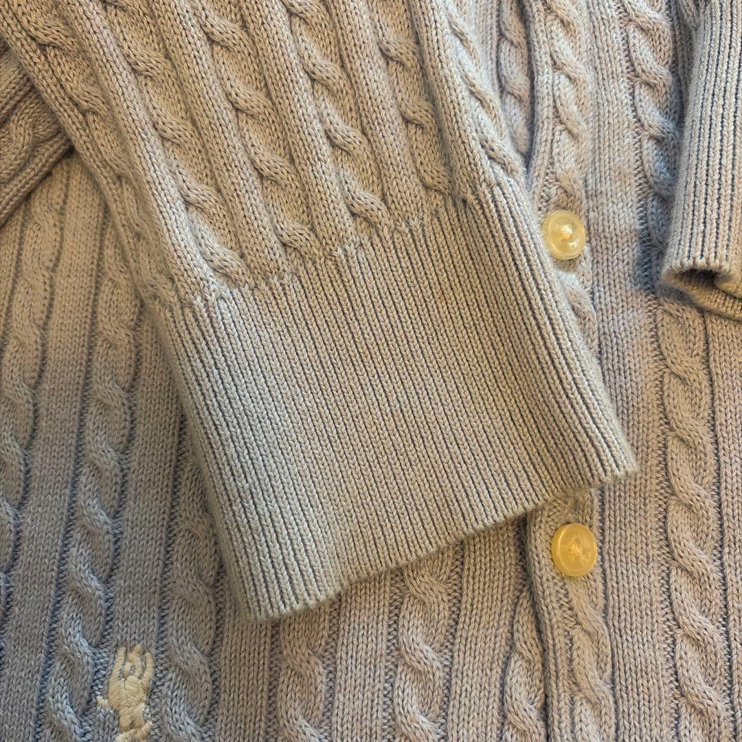 Polo Ralph Lauren ケーブルニットカーディガン　キッズサイズ