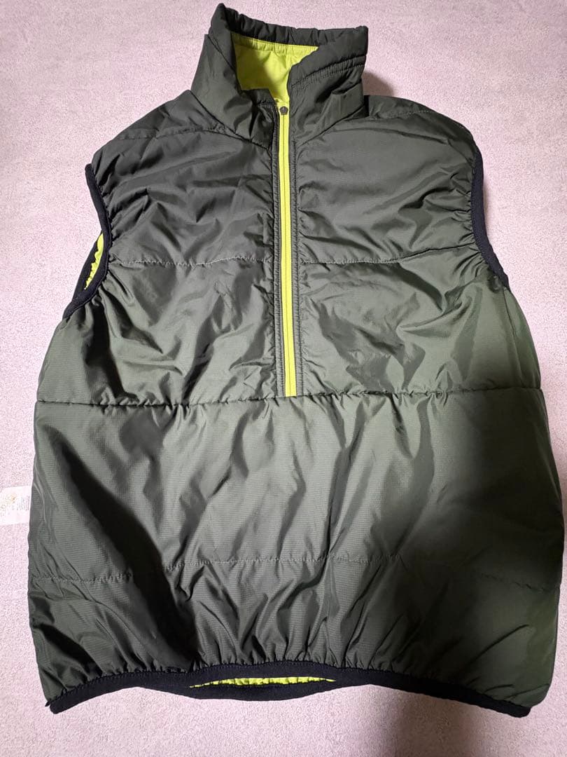 美品 patagonia パフボール ベスト アシッドグリーン