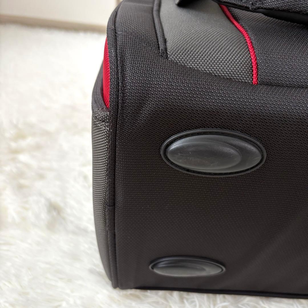 美品☆TUMI トゥミ ナイロン ボストンバッグ 2way ゴルフ 旅行 黒　赤