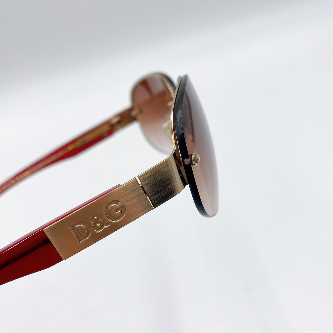 良品 DOLCE&GABBANA オーバル サングラス ドルガバ　m504