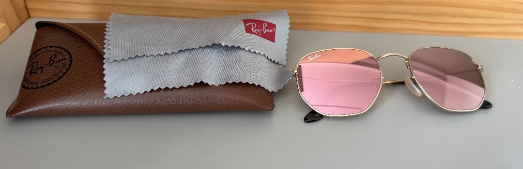 Ray-Ban (レイバン)RB3548-N ヘキサゴナルピンクサングラス