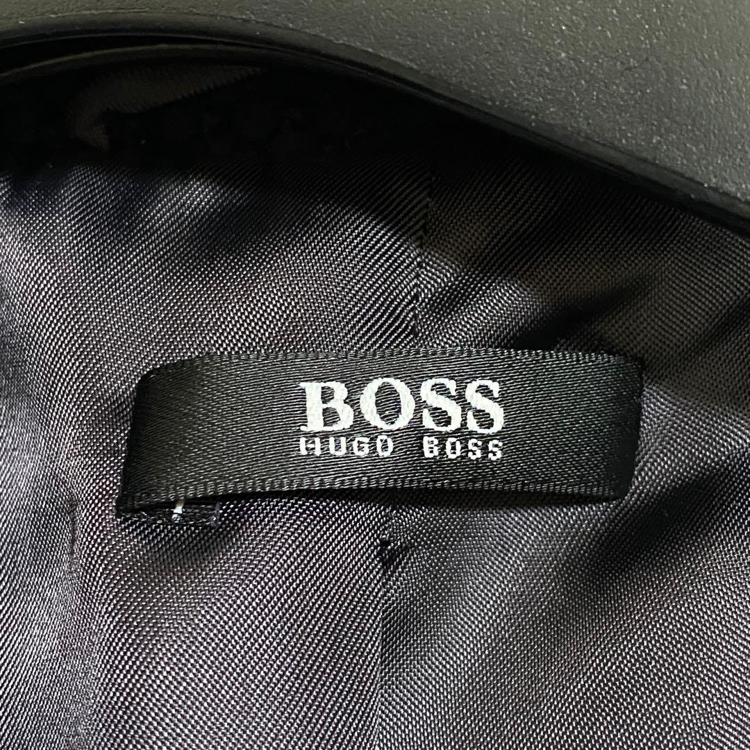 希少♡ヒューゴボス ウール ベルデッドコート ロング 厚手生地
