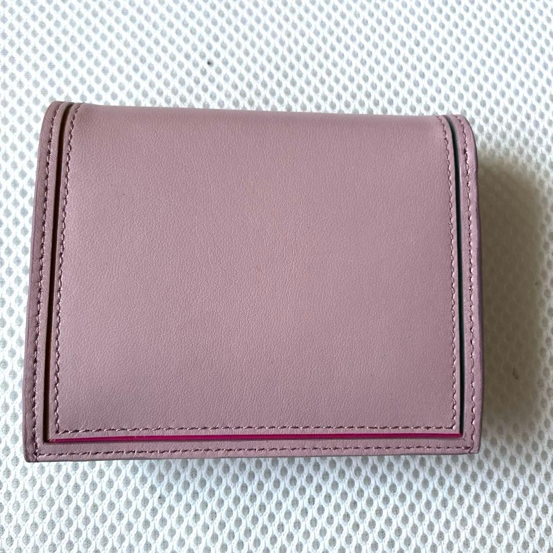 新品　ポールスミス　スワールカラーライン 二つ折り財布　ピンク