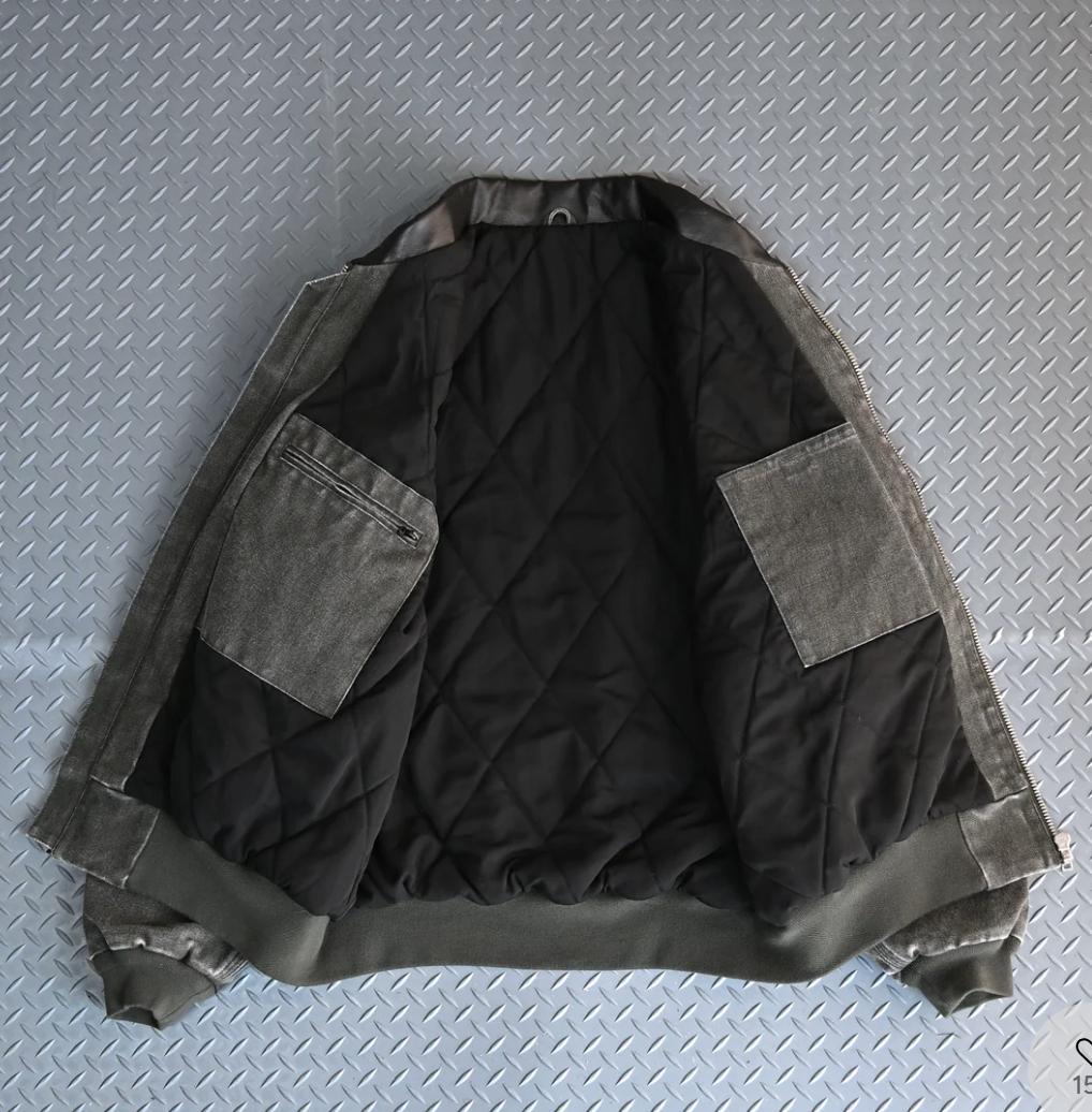 【SALE】L2139レザーカラーデトロイトジャケットM（black）地底人
