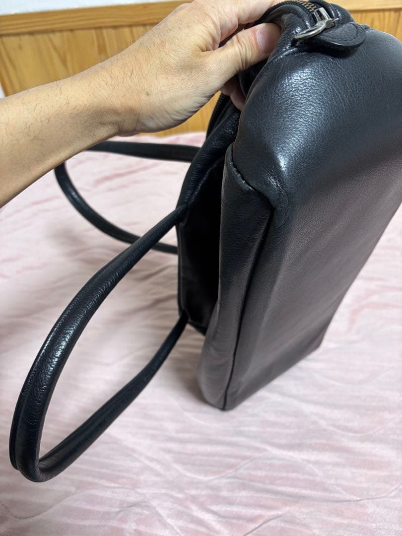 Jas.M.B Boston Bag ジャスエンビ ボストンバック ブラック