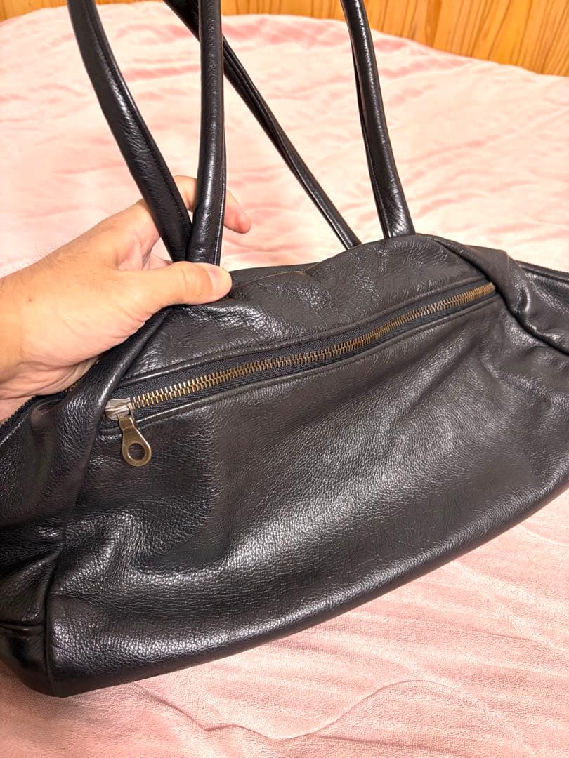Jas.M.B Boston Bag ジャスエンビ ボストンバック ブラック