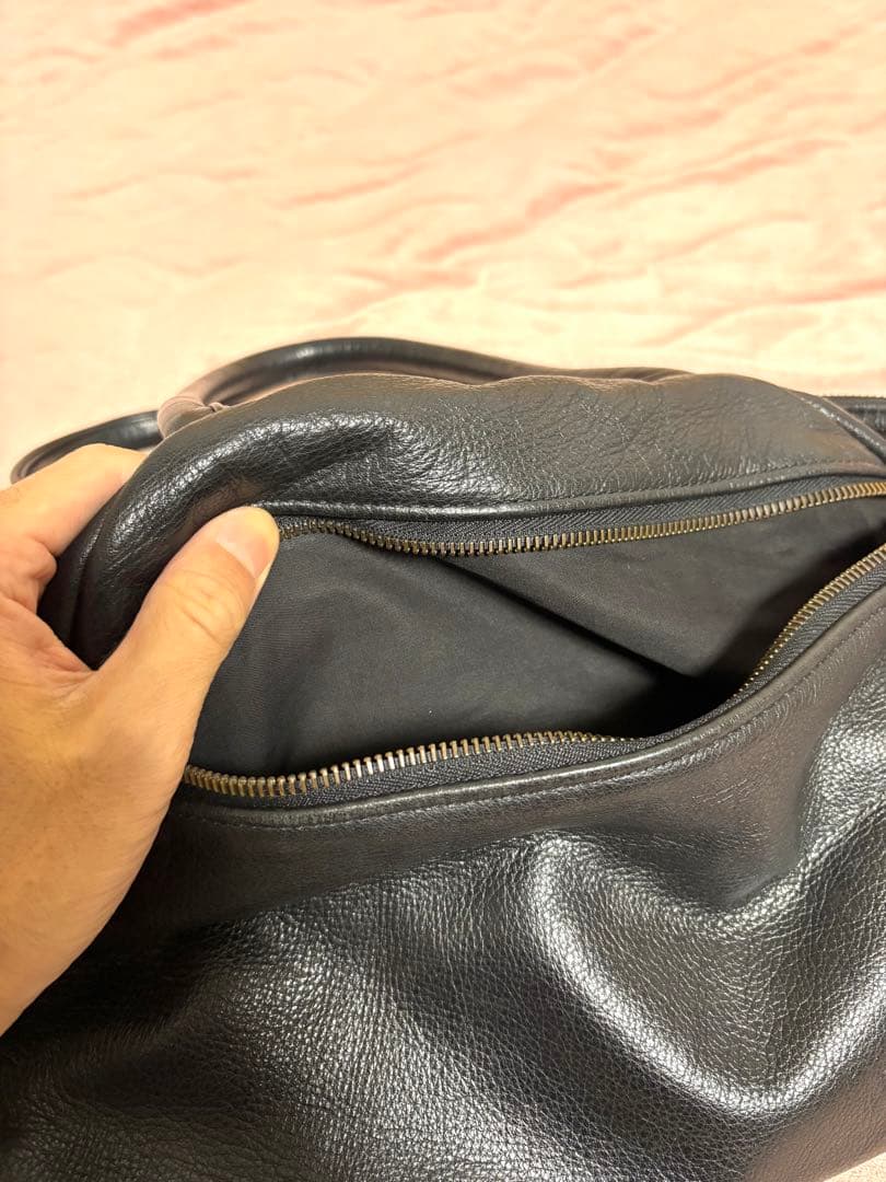 Jas.M.B Boston Bag ジャスエンビ ボストンバック ブラック
