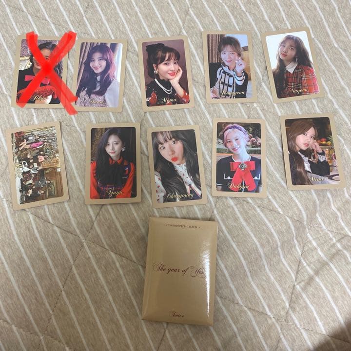 TWICE 特典トレカ