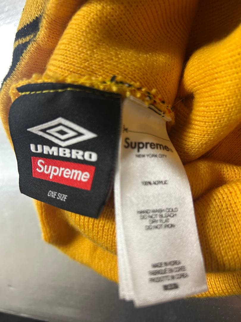 Supreme × Umbro ビーニー ニット帽
