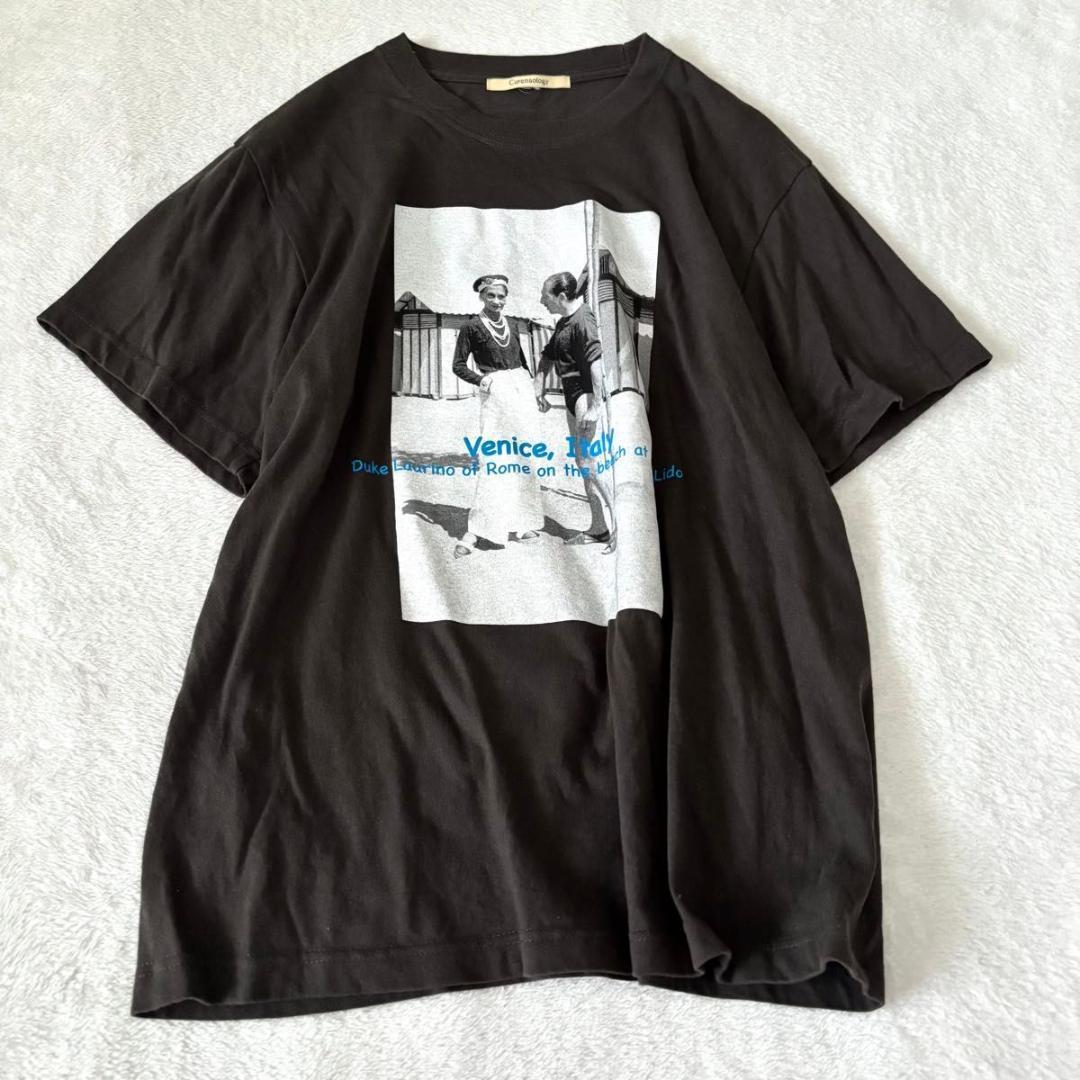 Curensology　LIFE CH Tシャツ　カレンソロジー　洗える　黒色
