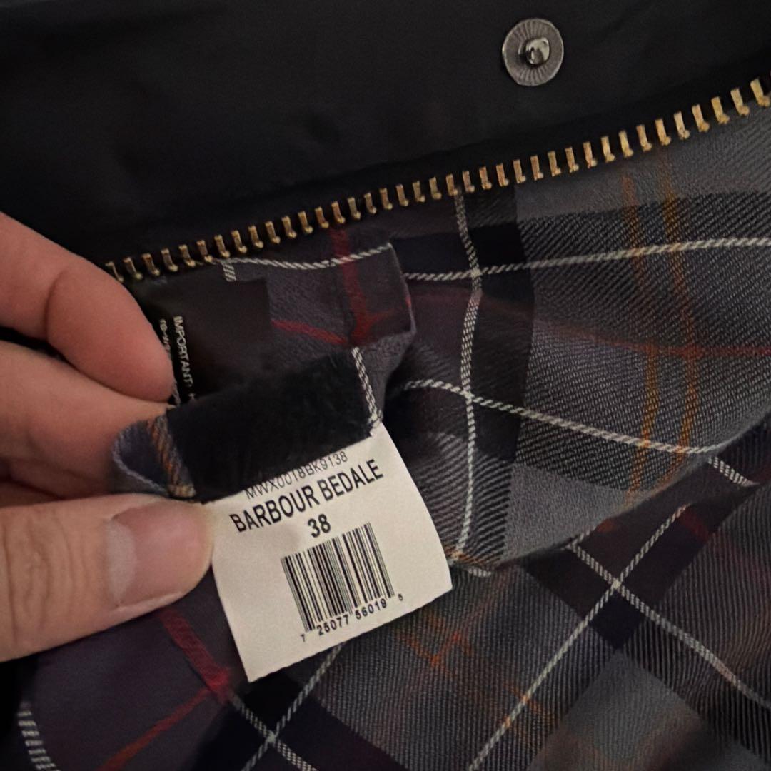 Barbour バブアー ビデイル ブラック 38 美品