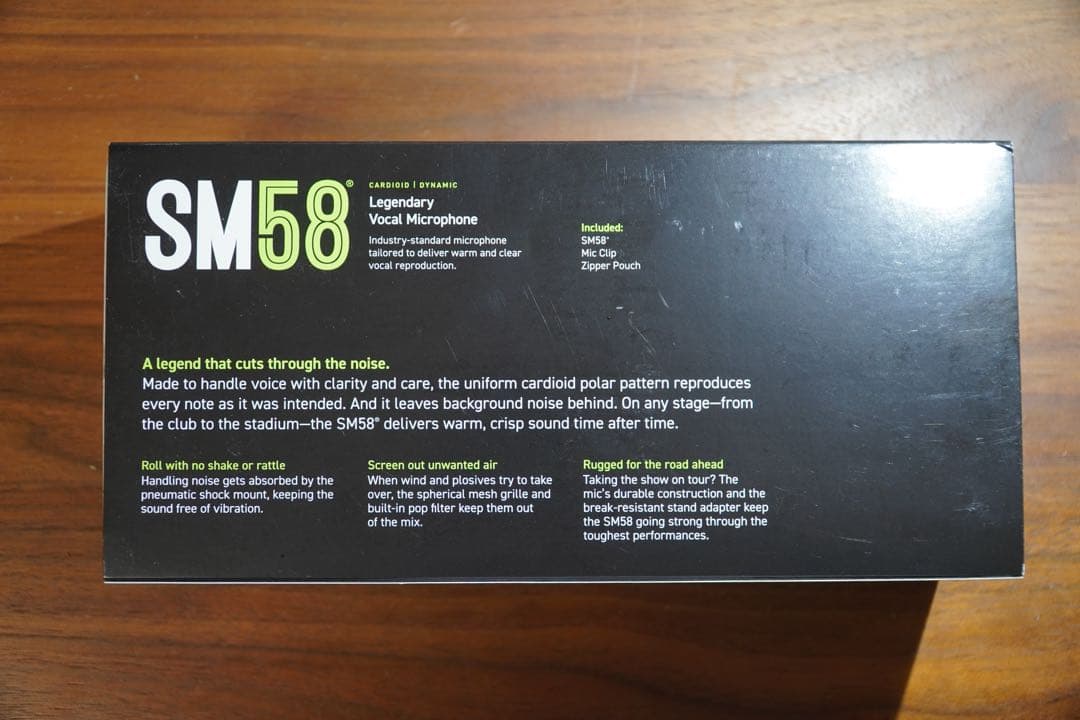 SHURE SM58SE ボーカルマイクロホン　XLRケーブルセット