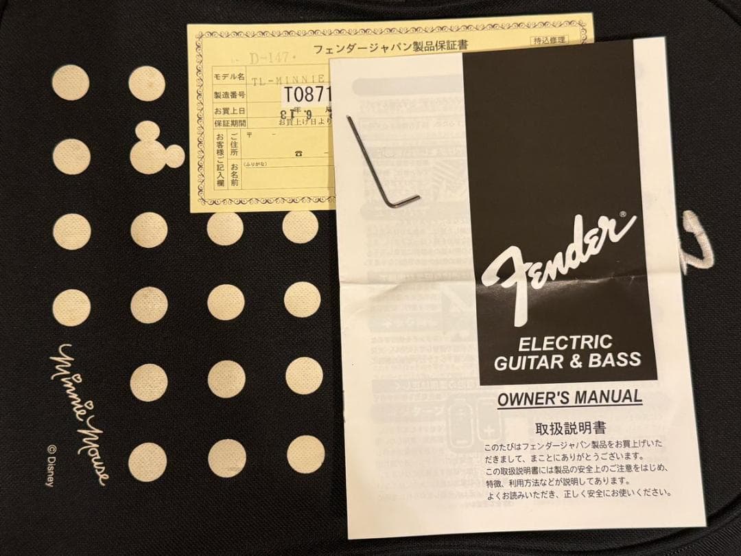 Fender JAPAN Telecaster TL-Minnie ミニーマウス