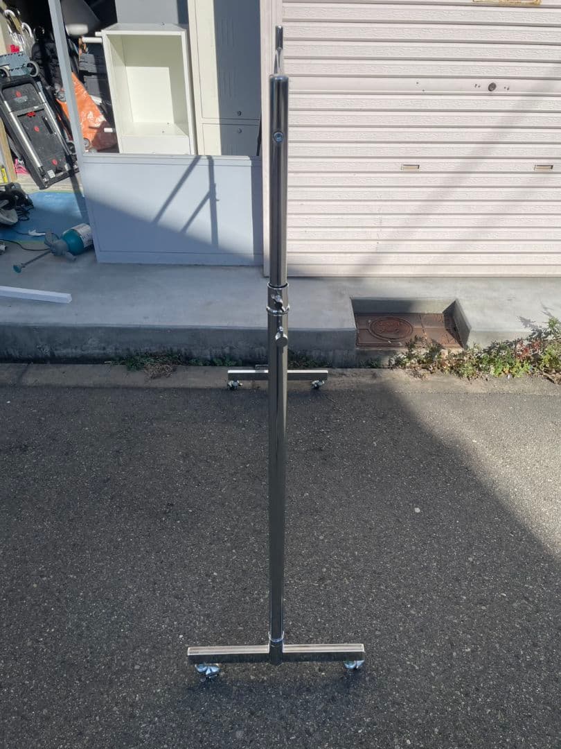 みいハンガーラック 耐荷重 スチール製 幅120cm 高さ調節可 ma33