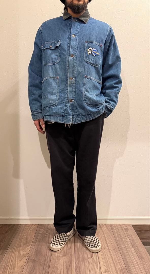70s Sears カバーオール coverall XLサイズ GOODYEAR