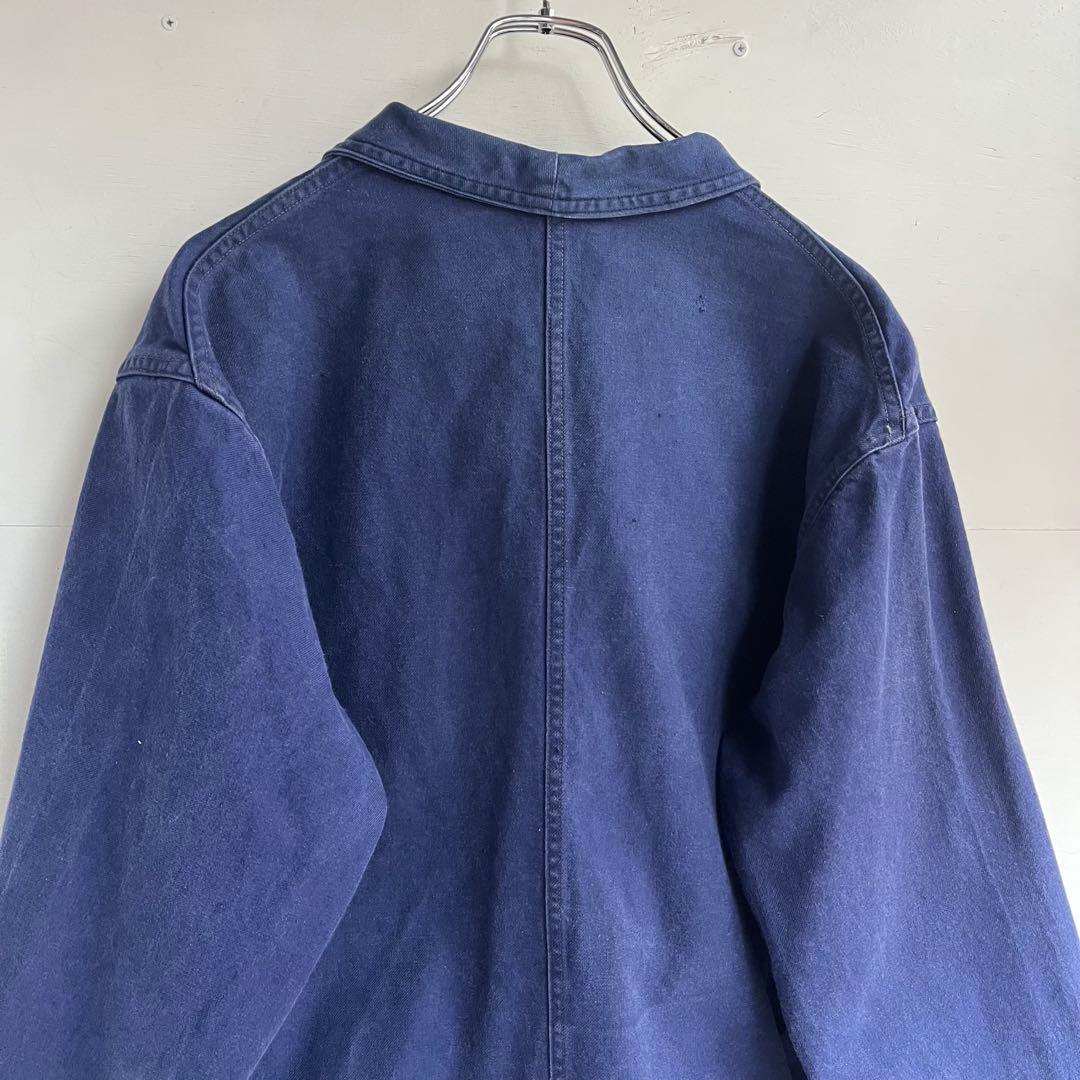 60s 70s フレンチ カバーオール ワークジャケット ユーロ ヴィンテージ