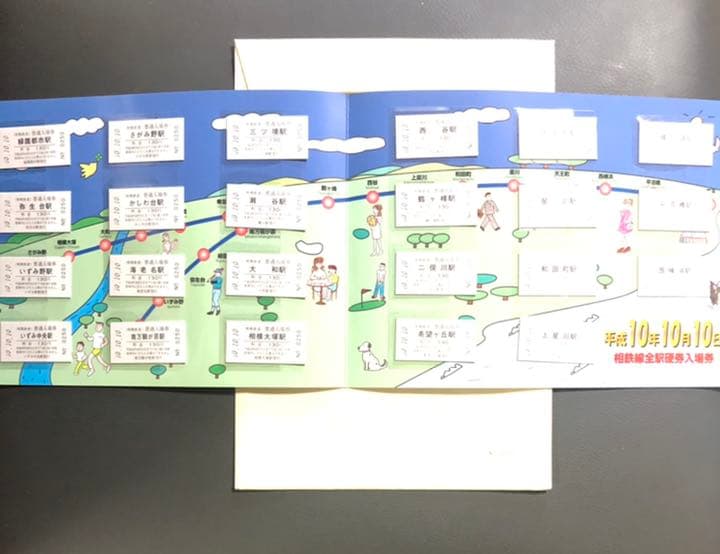 相鉄線全駅硬券チケット4種
