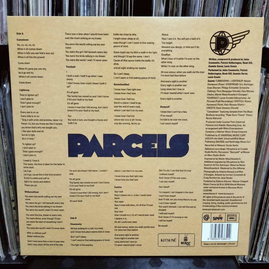 Parcels パーセルズ レコード LP 2018年 Europe盤